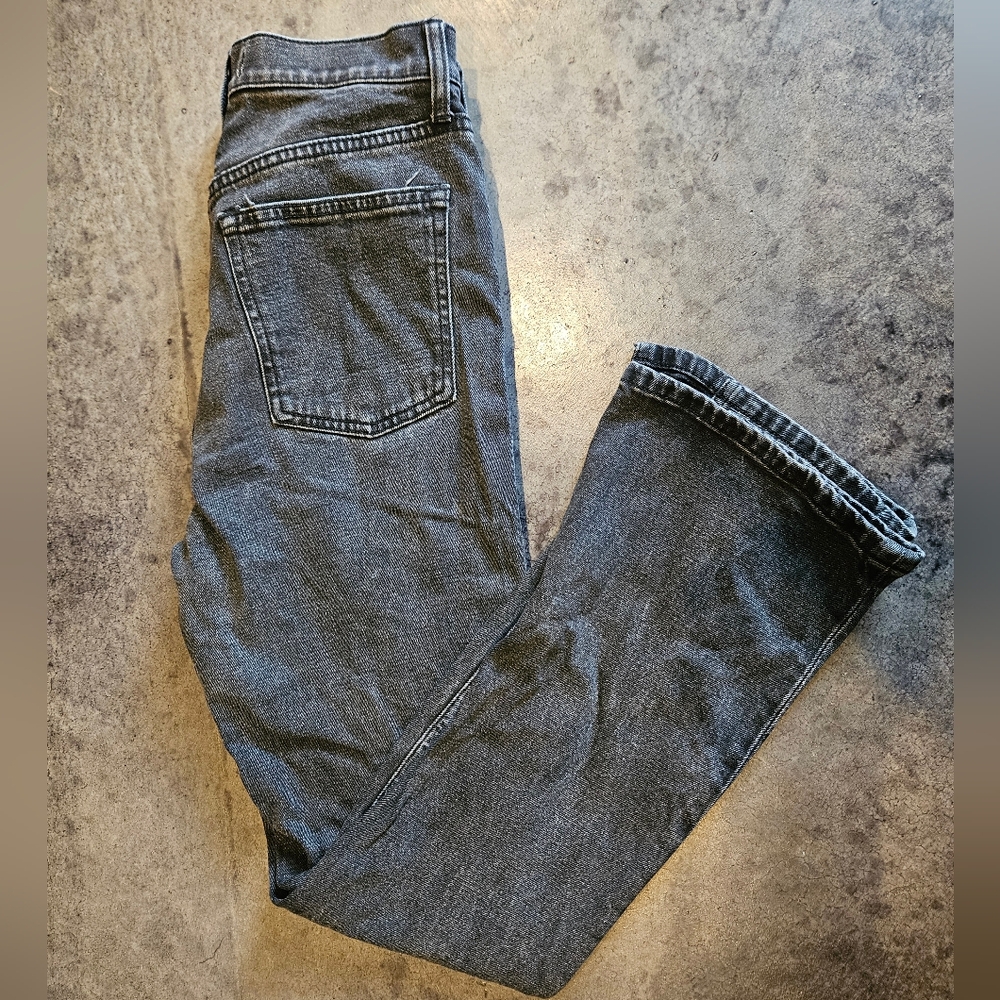 Abercrombie & Fitch The Skinny High Rise Jeans - Washed Black Denim